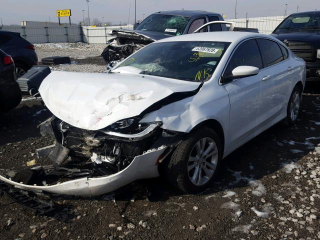 1C3CCCABXFN529932 - 2015 CHRYSLER 200 LIMITE WHITE photo 2