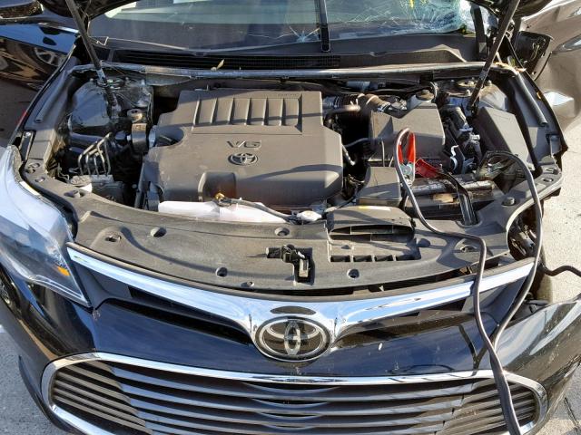 4T1BK1EB2GU239499 - 2016 TOYOTA AVALON XLE BLACK photo 7