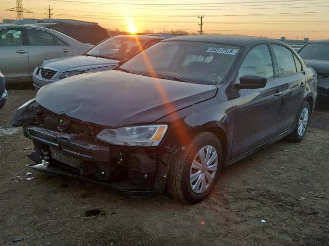 3VW2K7AJ0DM221214 - 2013 VOLKSWAGEN JETTA BASE Սև լուսանկար 2