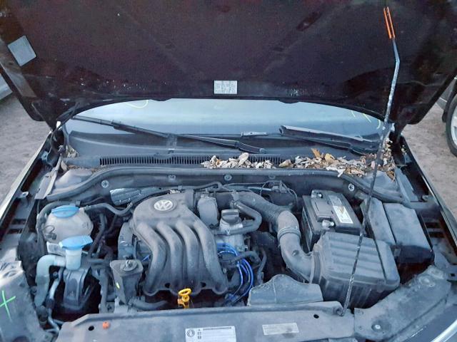 3VW2K7AJ0DM221214 - 2013 VOLKSWAGEN JETTA BASE Սև լուսանկար 7