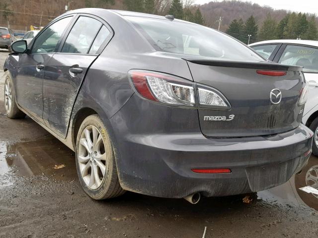 JM1BL1W62B1471758 - 2011 MAZDA 3 S GRAY photo 3