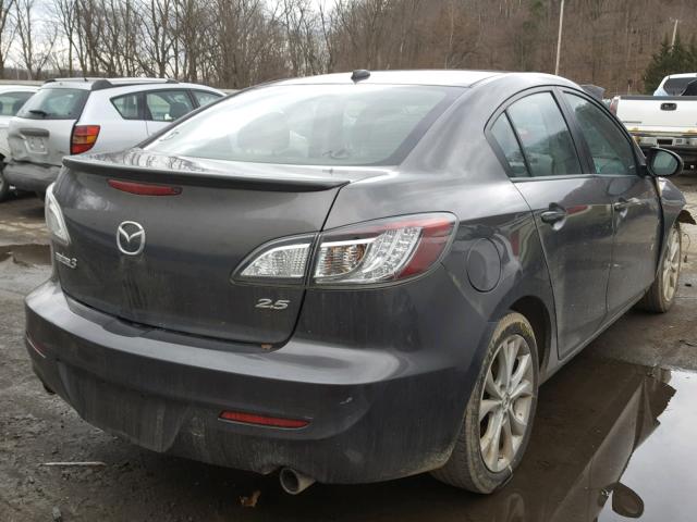 JM1BL1W62B1471758 - 2011 MAZDA 3 S GRAY photo 4