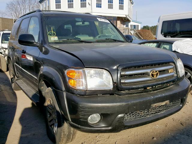 5TDBT48A53S188603 - 2003 TOYOTA SEQUOIA LI BLACK photo 1