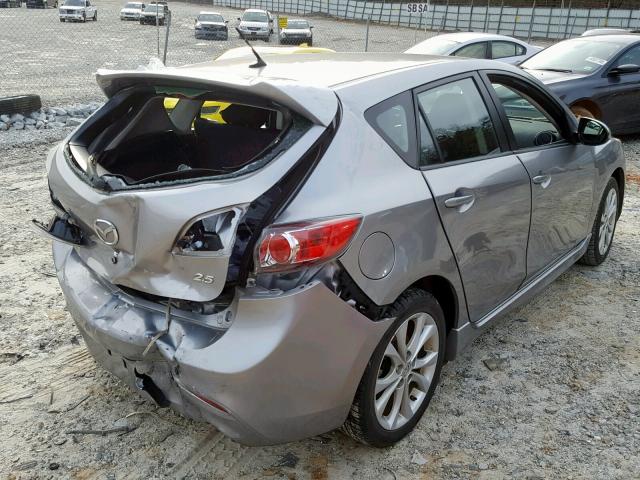 JM1BL1K5XB1418495 - 2011 MAZDA 3 S GRAY photo 4