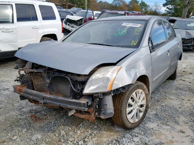 3N1AB6AP0AL635904 - 2010 NISSAN SENTRA 2.0 SILVER photo 2