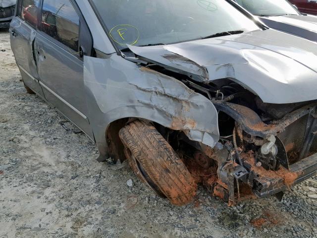 3N1AB6AP0AL635904 - 2010 NISSAN SENTRA 2.0 SILVER photo 9