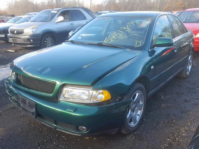 WAUDH28D4YA051291 - 2000 AUDI A4 2.8 QUA GREEN photo 2