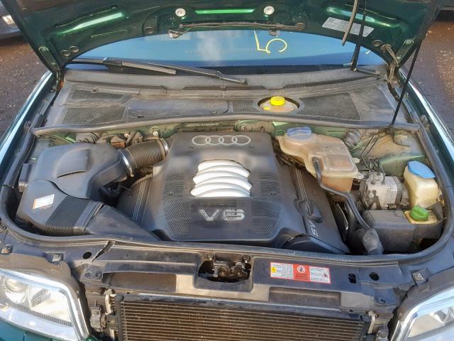 WAUDH28D4YA051291 - 2000 AUDI A4 2.8 QUA GREEN photo 7