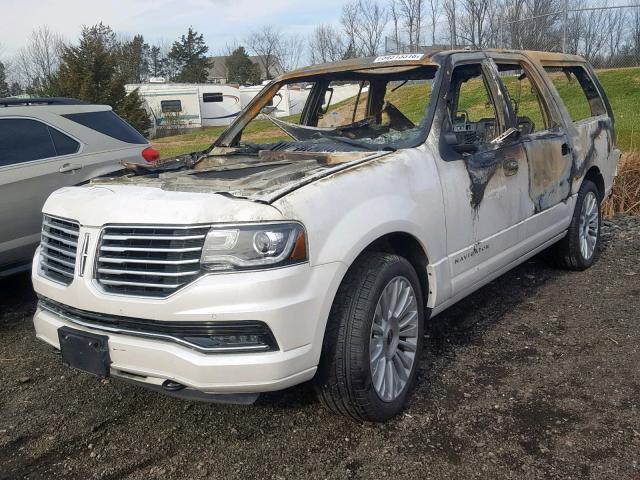 5LMJJ3JT6FEJ09126 - 2015 LINCOLN NAVIGATOR Ақ фото 2
