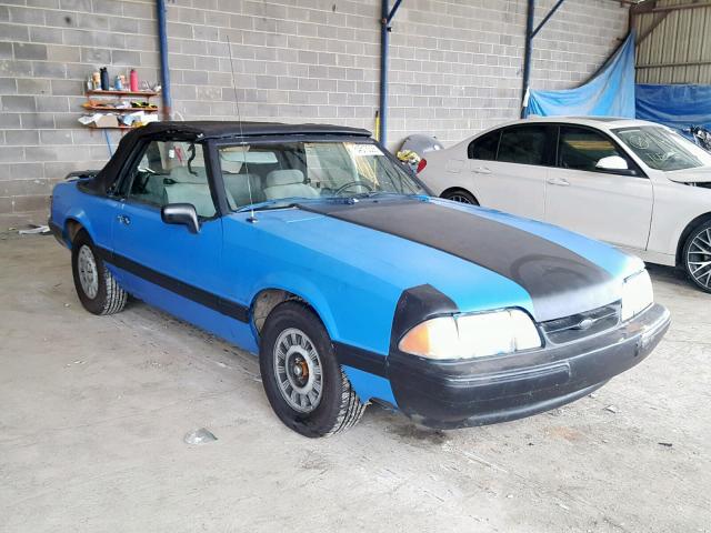 1FACP44M4NF160633 - 1992 FORD MUSTANG LX BLUE photo 1