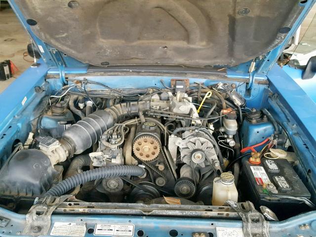 1FACP44M4NF160633 - 1992 FORD MUSTANG LX BLUE photo 7