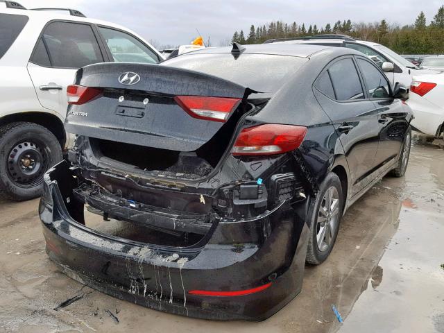 KMHD84LF9JU512251 - 2018 HYUNDAI ELANTRA SE BLACK photo 4