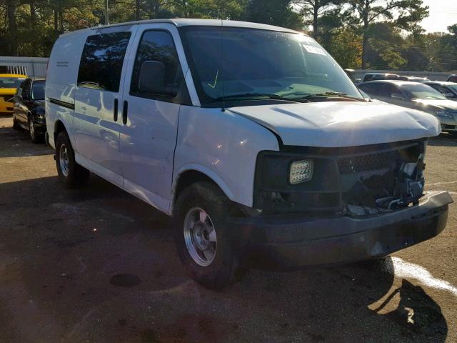 1GCUGADX3A1144972 - 2010 CHEVROLET EXPRESS G1 WHITE photo 1