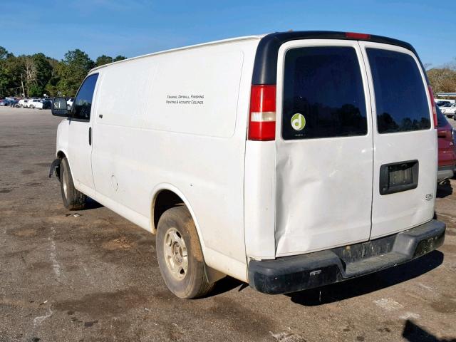 1GCUGADX3A1144972 - 2010 CHEVROLET EXPRESS G1 WHITE photo 3