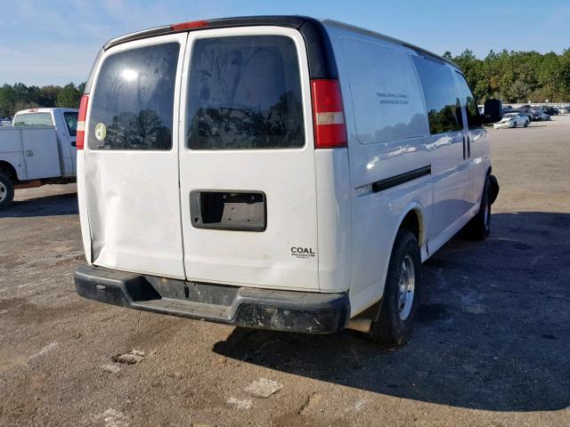 1GCUGADX3A1144972 - 2010 CHEVROLET EXPRESS G1 WHITE photo 4