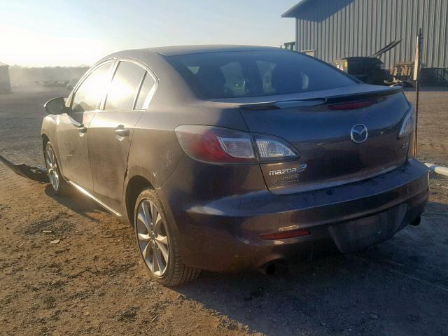 JM1BL1S60A1311379 - 2010 MAZDA 3 S CHARCOAL photo 3