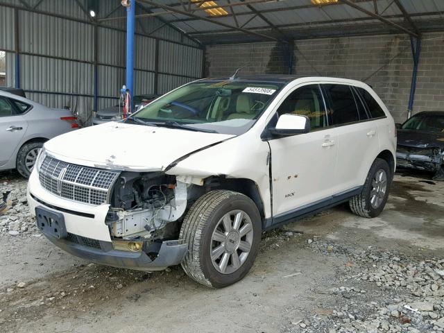 2LMDU68C08BJ10600 - 2008 LINCOLN MKX WHITE photo 2