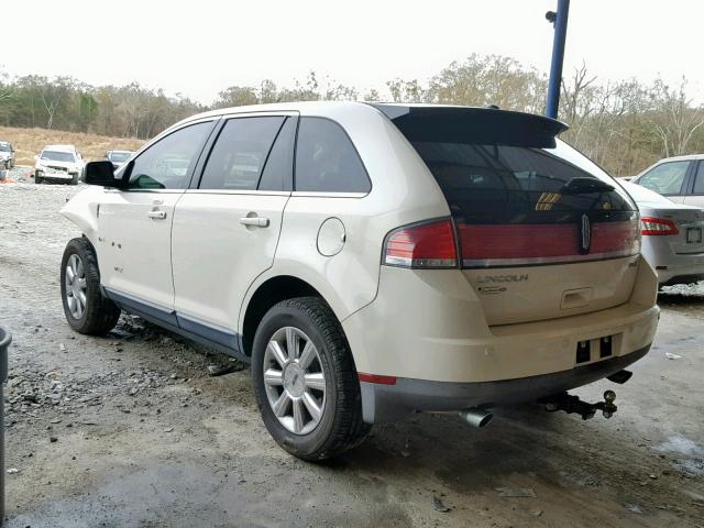 2LMDU68C08BJ10600 - 2008 LINCOLN MKX WHITE photo 3