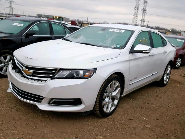 2G1125S3XJ9167873 - 2018 CHEVROLET IMPALA PRE WHITE photo 2