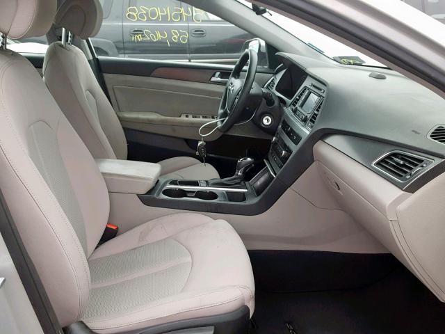 5NPE34AF8FH062488 - 2015 HYUNDAI SONATA SPO SILVER photo 5