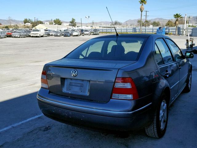 3VWRA69MX4M137444 - 2004 VOLKSWAGEN JETTA GL GRAY photo 4