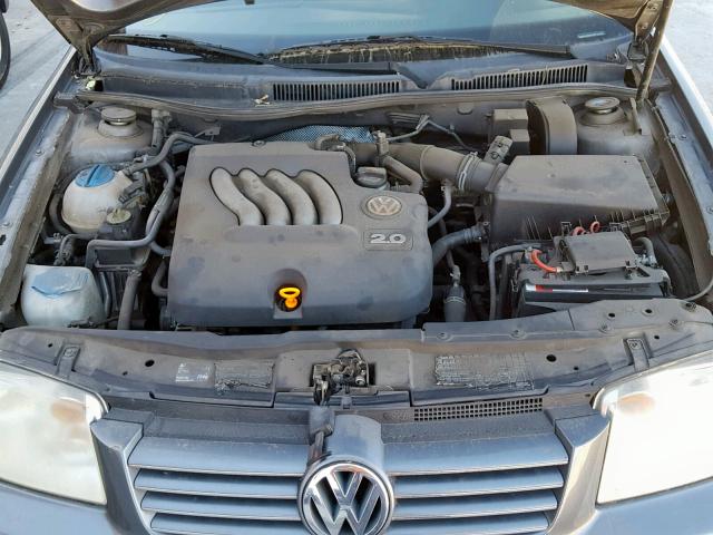 3VWRA69MX4M137444 - 2004 VOLKSWAGEN JETTA GL GRAY photo 7