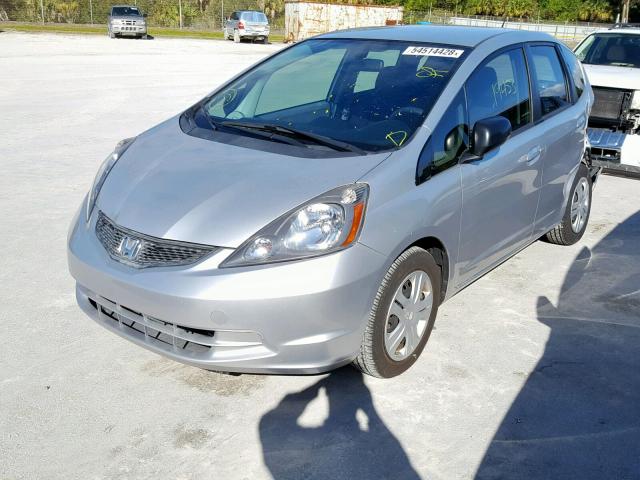 JHMGE8H36BC016765 - 2011 HONDA FIT SILVER photo 2