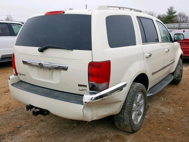 1A8HX58P87F572933 - 2007 CHRYSLER ASPEN LIMI WHITE photo 4