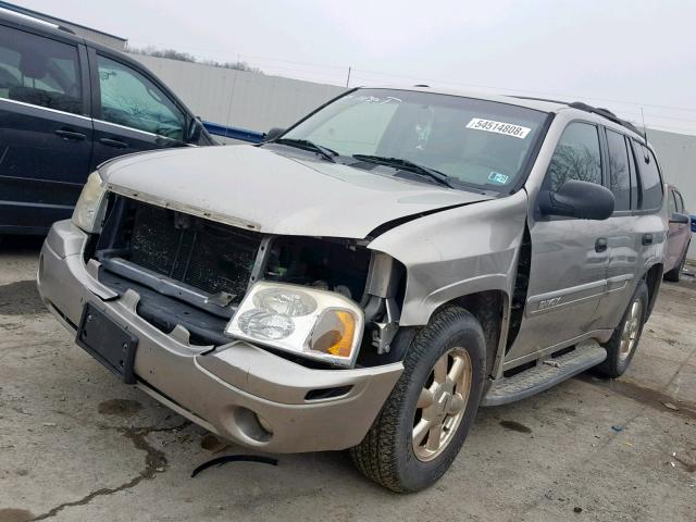 1GKDT13SX22457518 - 2002 GMC ENVOY GRAY photo 2