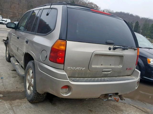 1GKDT13SX22457518 - 2002 GMC ENVOY GRAY photo 3