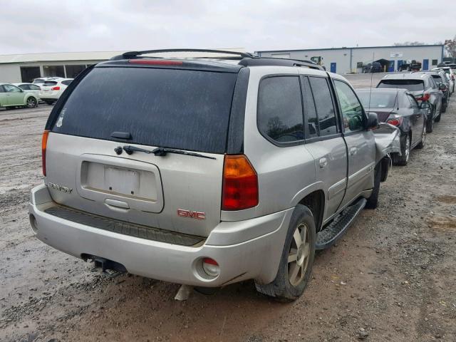 1GKDT13S242358663 - 2004 GMC ENVOY SILVER photo 4