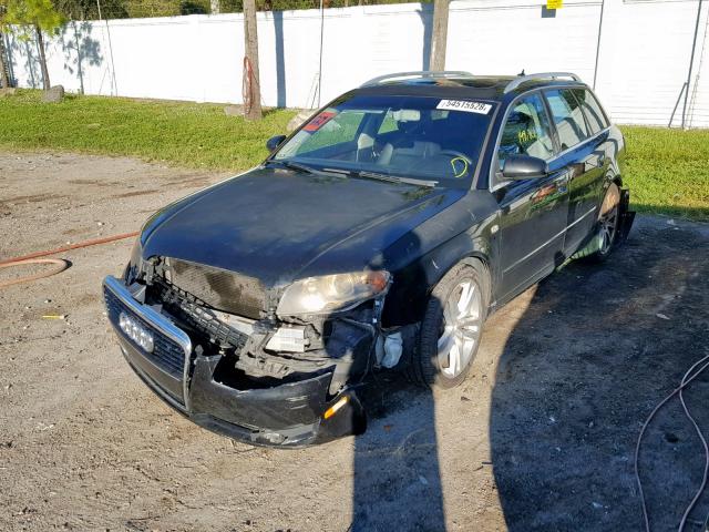 WAUKF68E05A504556 - 2005 AUDI A4 2.0T AV BLACK photo 2