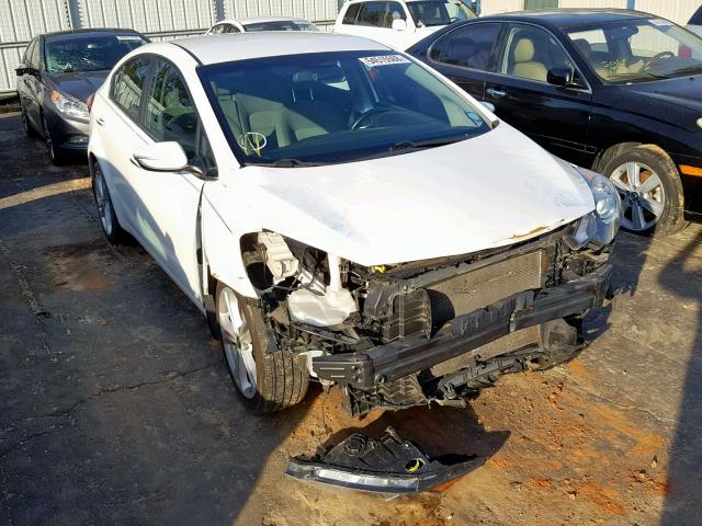 KNAFX4A82E5102649 - 2014 KIA FORTE EX WHITE photo 1