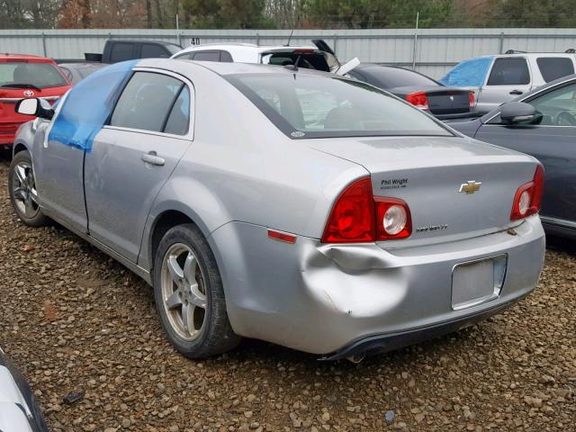 1G1ZC5EB6AF118700 - 2010 CHEVROLET MALIBU 1LT SILVER photo 3