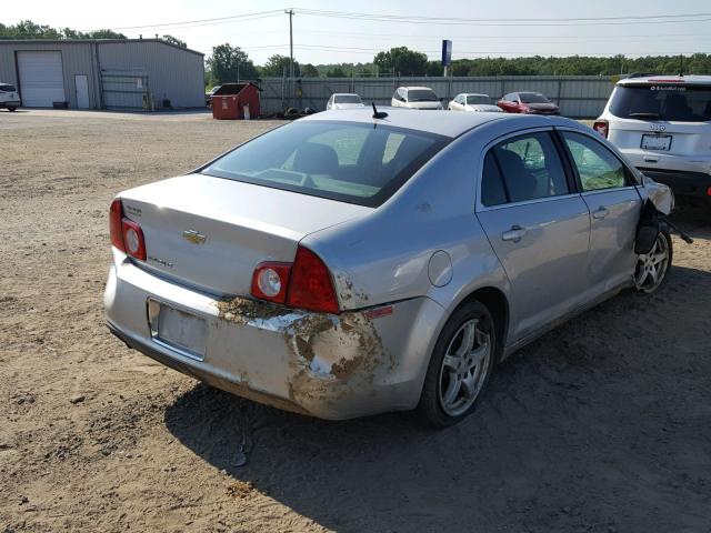 1G1ZC5EB6AF118700 - 2010 CHEVROLET MALIBU 1LT SILVER photo 4