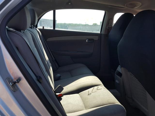 1G1ZC5EB6AF118700 - 2010 CHEVROLET MALIBU 1LT SILVER photo 6