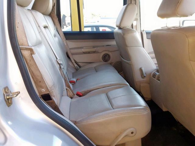 1J8HH58N16C179478 - 2006 JEEP COMMANDER Gümüş foto 6
