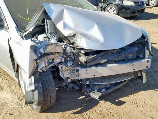 1G1ZA5EU0CF348937 - 2012 CHEVROLET MALIBU LS GRAY photo 9