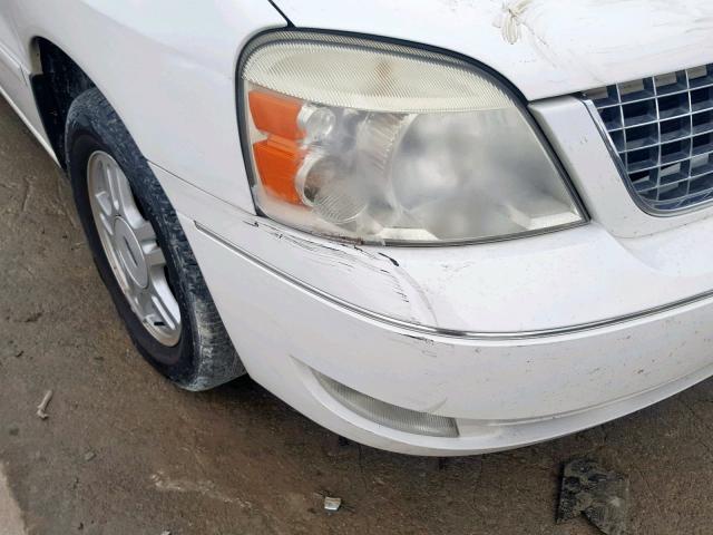 2FMZA52297BA07517 - 2007 FORD FREESTAR S WHITE photo 9