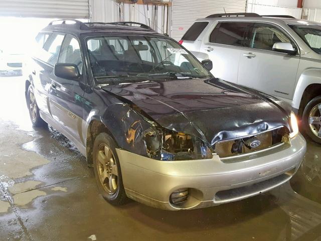 4S3BH665216679078 - 2001 SUBARU LEGACY OUT BLUE photo 1