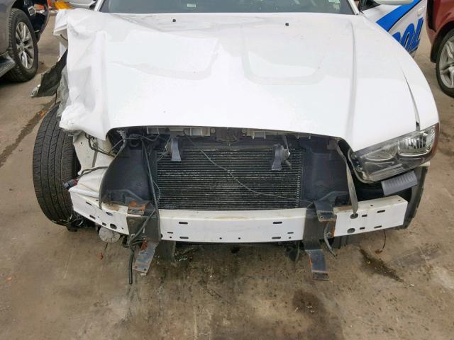 2C3CDXAG4EH303358 - 2014 DODGE CHARGER PO WHITE photo 7