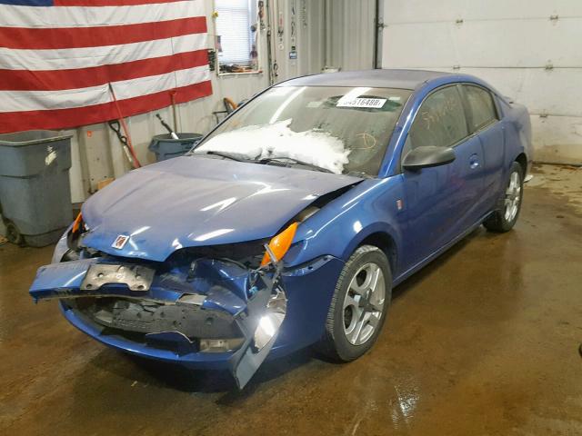 1G8AC12F64Z223173 - 2004 SATURN ION LEVEL BLUE photo 2