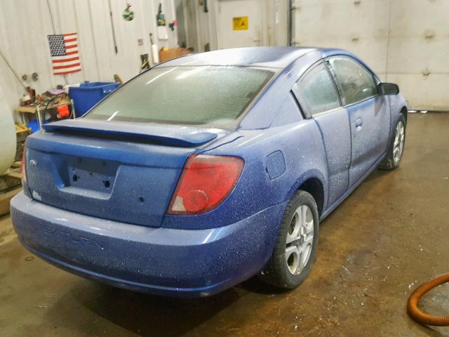 1G8AC12F64Z223173 - 2004 SATURN ION LEVEL BLUE photo 4