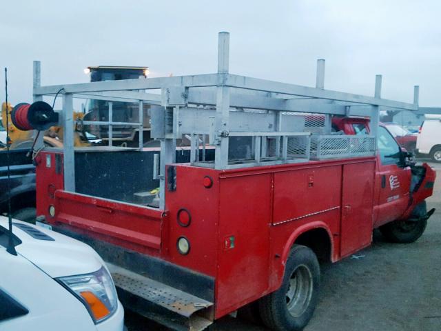 1FDWX37Y88EA53851 - 2008 FORD F350 SUPER RED photo 4