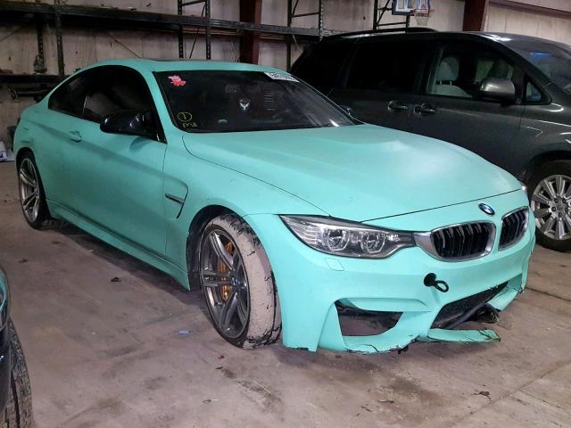 WBS3R9C56FK329290 - 2015 BMW M4 TEAL photo 1