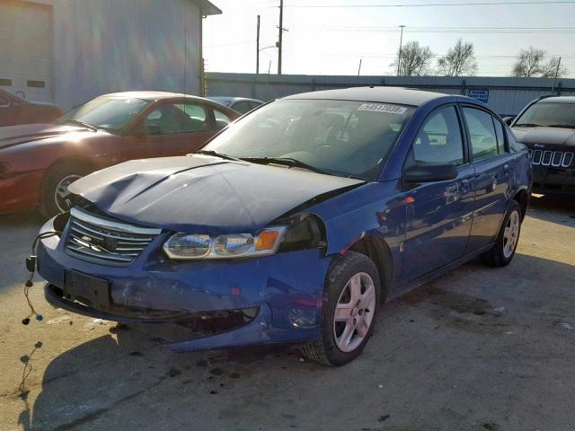 1G8AJ55FX6Z159019 - 2006 SATURN ION LEVEL BLUE photo 2