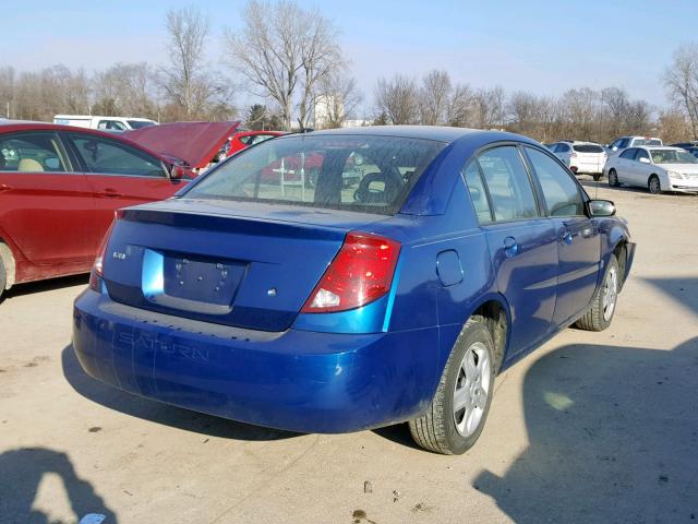 1G8AJ55FX6Z159019 - 2006 SATURN ION LEVEL BLUE photo 4