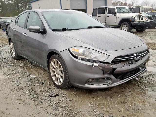 1C3CDFCH3DD146711 - 2013 DODGE DART LIMIT GRAY photo 1