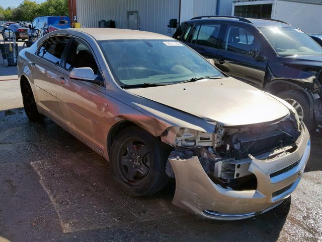 1G1ZH57B68F240224 - 2008 CHEVROLET MALIBU 1LT GOLD photo 1