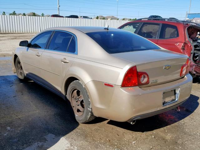 1G1ZH57B68F240224 - 2008 CHEVROLET MALIBU 1LT GOLD photo 3